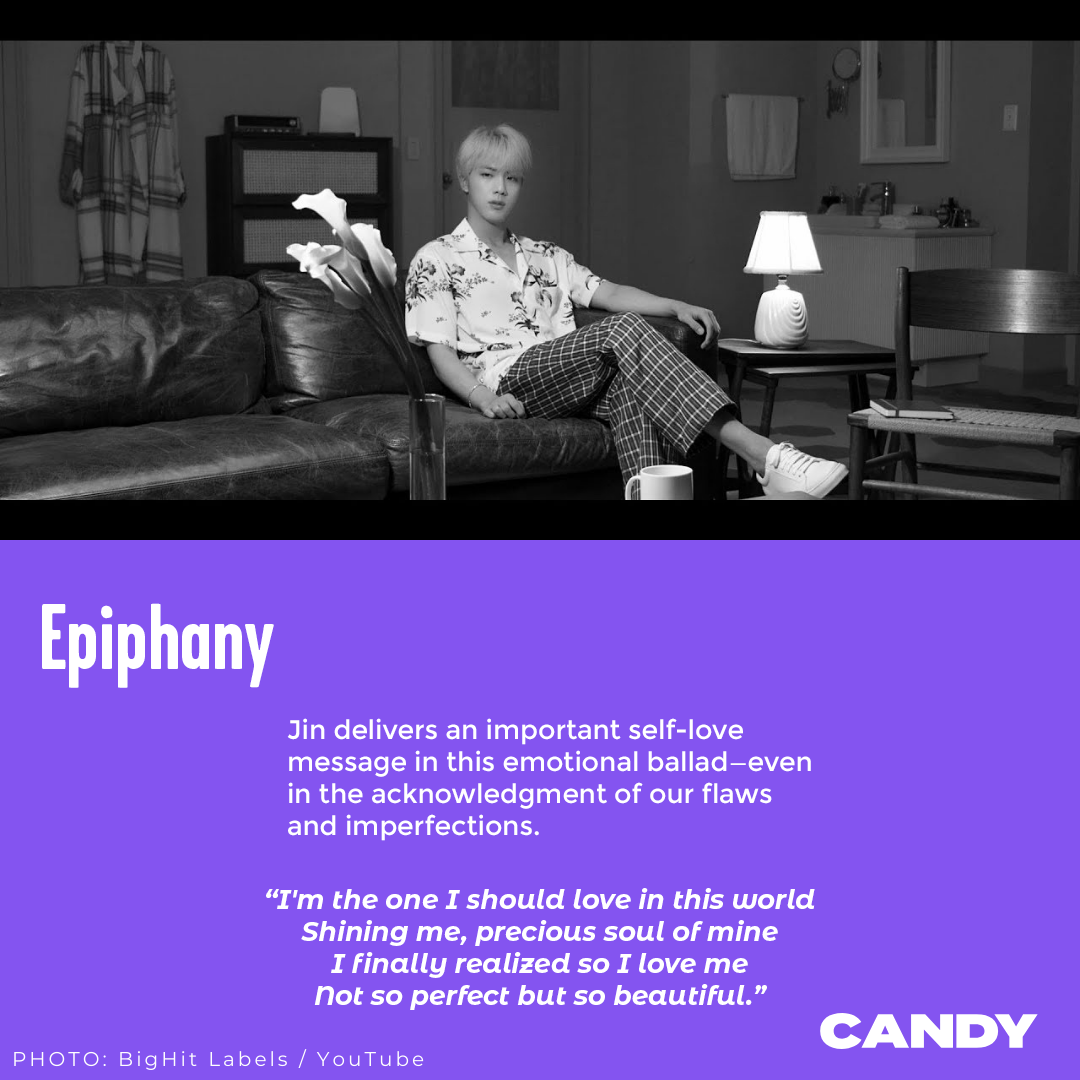'Epiphany' de Jin de BTS merece igual reconocimiento que ‘Dynamite,’ según Candy Magazine