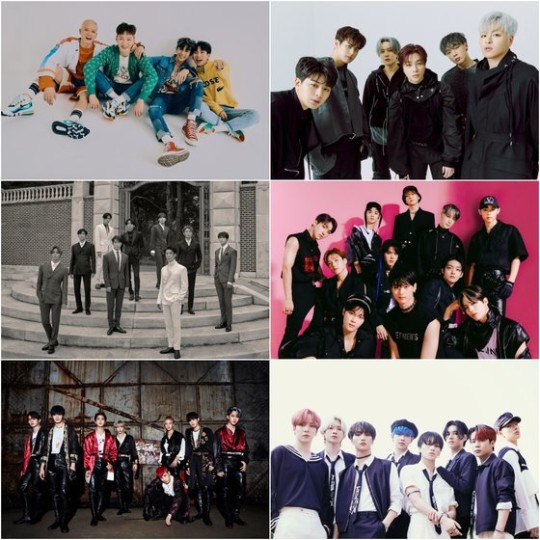 Grupos concursantes en Kingdom de Mnet