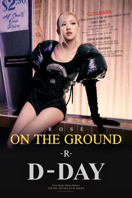 Rosé de BLACKPINK comparte nuevo póster para su álbum en solitario '-R-'