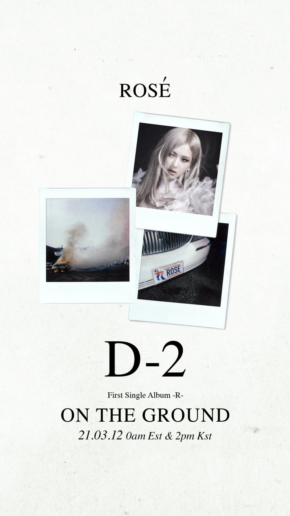 Rosé de BLACKPINK realiza cuenta regresiva para su debut en solitario con el teaser de D-2 para '-R-'