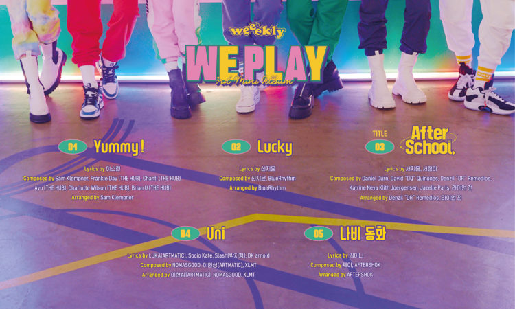 WEEEKLY, muestra el tracklist para el mini álbum We Play