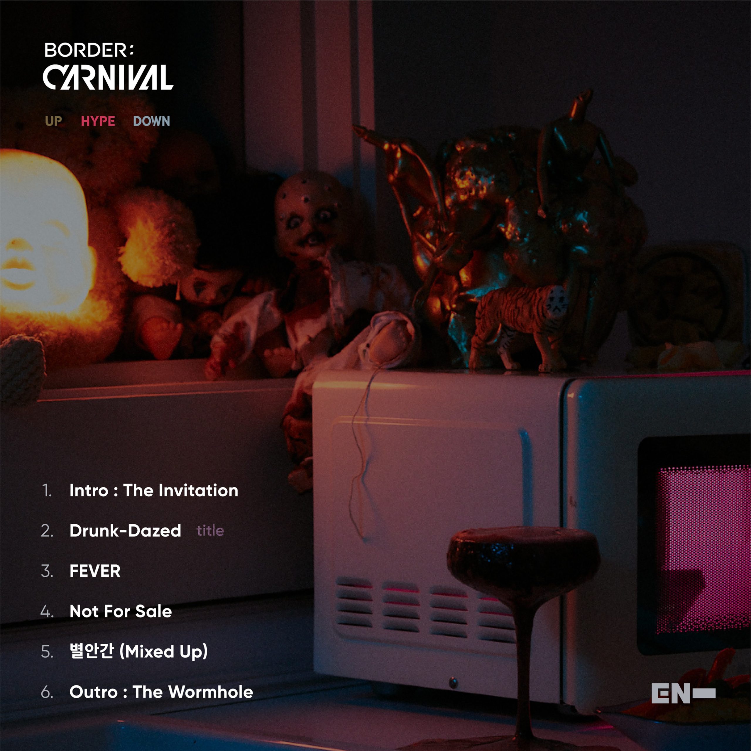 ENHYPEN comparte lista de canciones para su álbum 'BORDER: CARNIVAL'