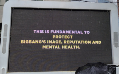 VIP envía camión de protesta a YG Entertainment y hacen tendencia mundial #YGESUPPORTBIGBANG