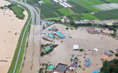 Lluvias en Corea del Sur dejan 42 muertos y casi 7 mil desplazados