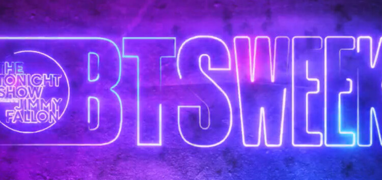 Teremos uma semana de BTS no The Tonight Show Estrelado por Jimmy Fallon