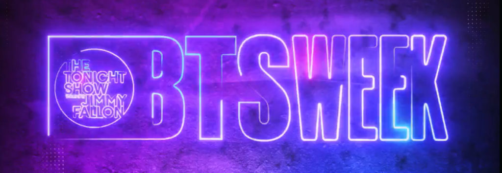 Teremos uma semana de BTS no The Tonight Show Estrelado por Jimmy Fallon