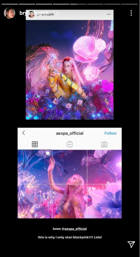 Fotógrafo señala que teasers de Aespa son similares a sus fotografías de 2019