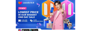 Lee Min Ho será parte del festival de compras 11:11 de LAZADA