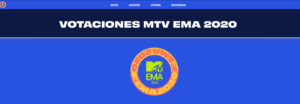 Tutorial en como votar en los 2020 MTV Europe Music Awards