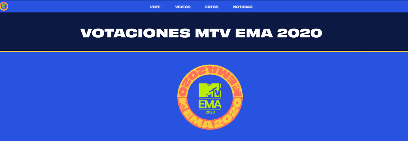 Tutorial en como votar en los 2020 MTV Europe Music Awards