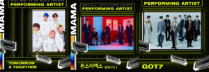 GOT7, MAMAMOO, MONSTA X, TXT y TREASURE confirmados para actuar en los '2020 MAMA'