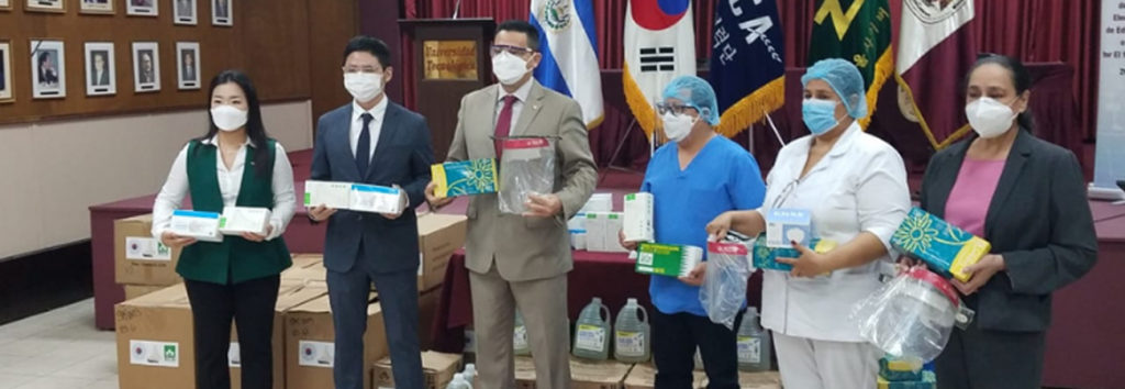 KOICA de El Salvador realiza donación de insumos para la prevención del Covid-19 a Universidad Tecnológica de El Salvador