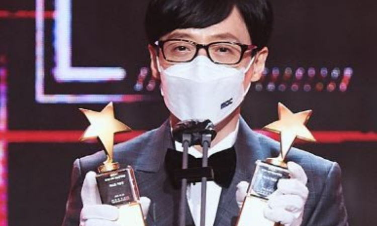 Yoo Jae Suk gana un Daesang en los '2020 MBC Entertainment Awards'