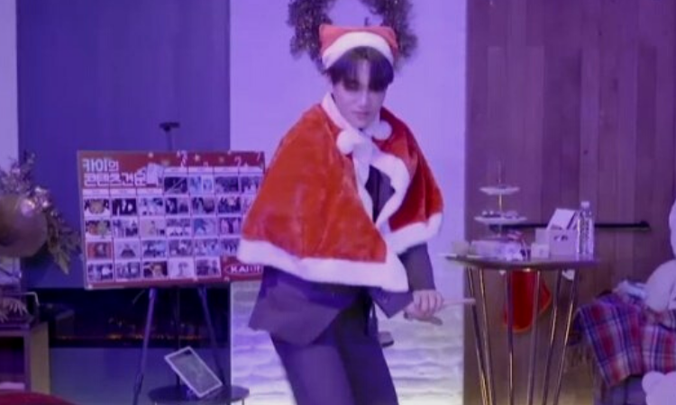 Santa Jongin conquista a EXO-L bailando 'Mmmh' durante su reunión de fans 'Merry KAI-mas'