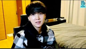 Suga de BTS, hablo del próximo concierto de Big Hit Labels