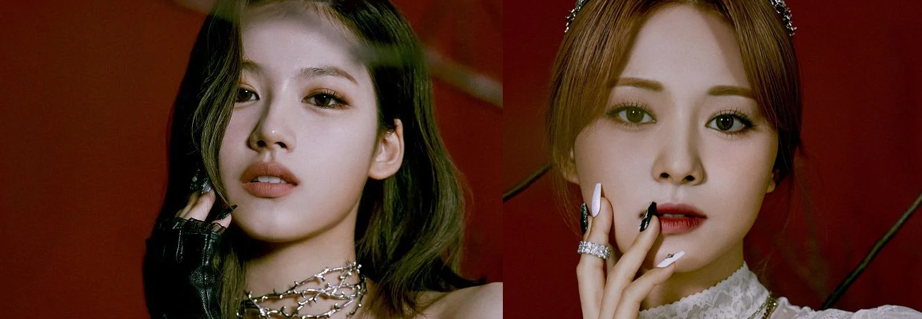 TWICE revela las fotos conceptuales de Sana y Tzuyu para Cry For Me