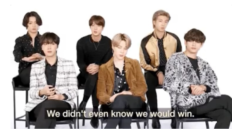 BTS revela lo que sintieron cuando ganaron su primer Daesang