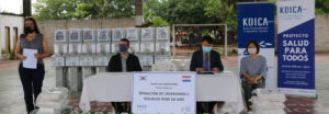 KOICA dona insumo a Paraguay para la campaña "Limpio, Libre de Covid-19"