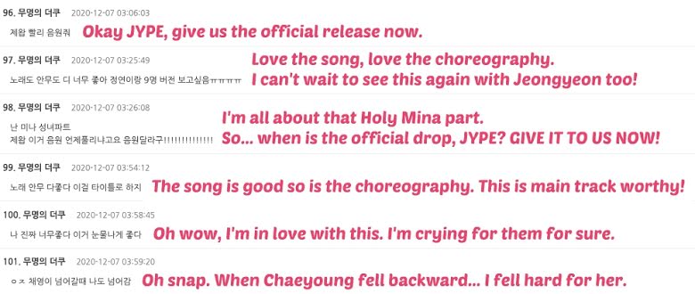 Fans piden a JYP Entertainment el lanzamiento oficial de "Cry For Me" de TWICE