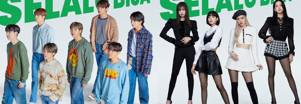 BTS y BLACKPINK nuevos embajadores de la tienda indonesia Tokopedia
