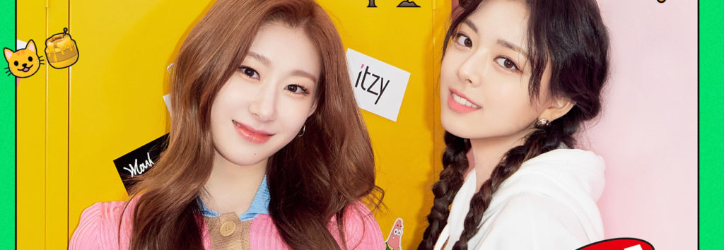 Chaeryeong & Yuna de ITZY posan para su próximo capitulo de Hello 2021 de 2TZY