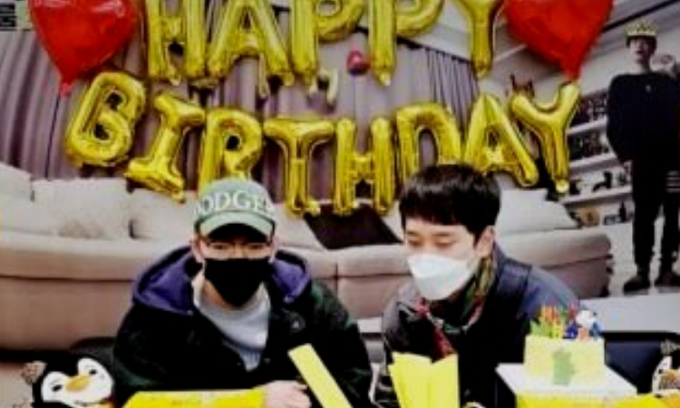 Jun. K y Chansung de 2PM celebran el cumpleaños de Junho, ¡Sin Junho!