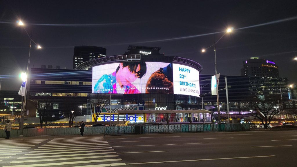 Fans globales de Hanbin, ex concursante de 'I-LAND' celebran su cumpleaños con diversos anuncios publicitarios