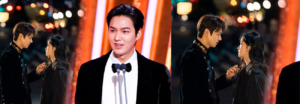 Kim Go Eun felicita a Lee Min Ho por triunfo en 2020 SBS Drama Awards