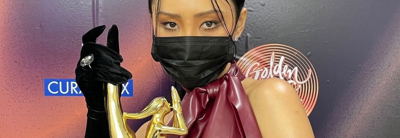 Hwasa de MAMAMOO causa controversia por su vestimenta en los Golden Disc Awards