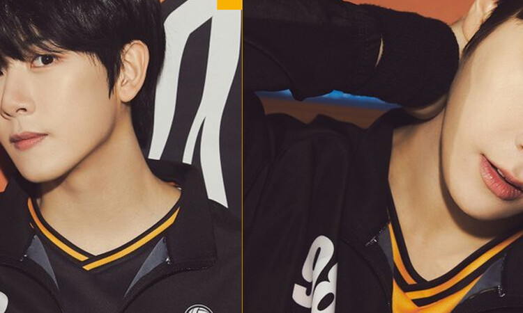 Jibeom y Seungmin de Golden Child demuestran su lado deportivo en sus fotos para Breathe