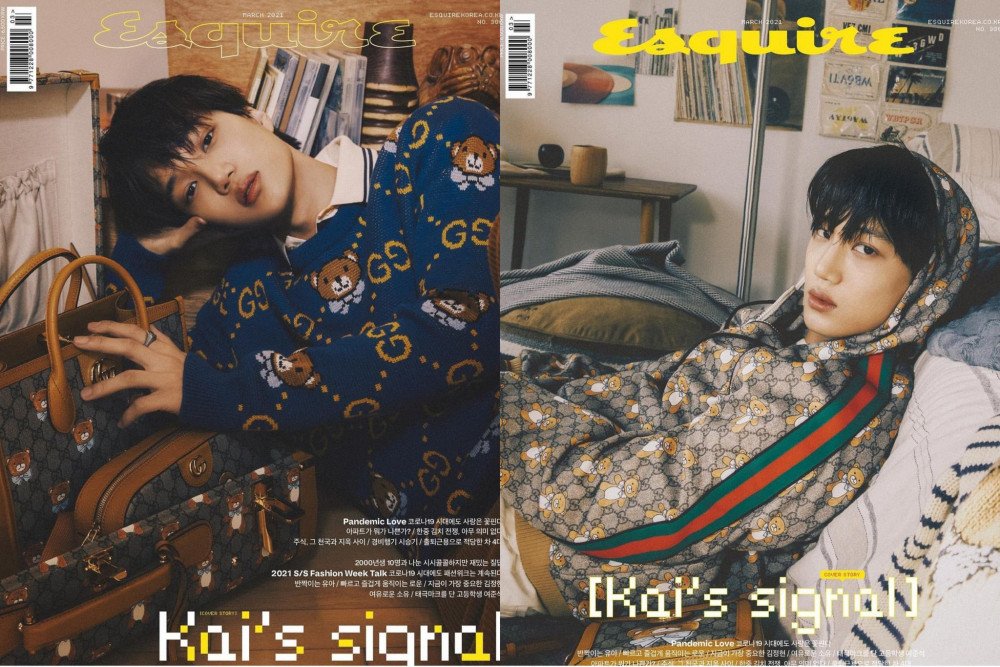 Kai de EXO se luce como embajador de Gucci para la revista Esquire Korea