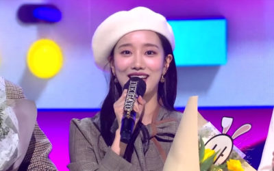 Naeun de APRIL se despide entre lagrimas al despedirse de ‘Inkigayo’ como MC