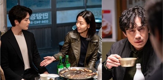Yeo Jin Goo disfruta de una fiesta de bienvenida en "Monster"