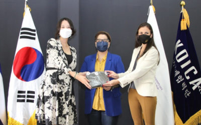 KOICA El Salvador recibe una donación de 90,000 mascarillas