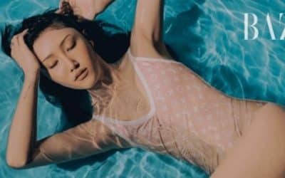 Hwasa para Harper's Bazaar