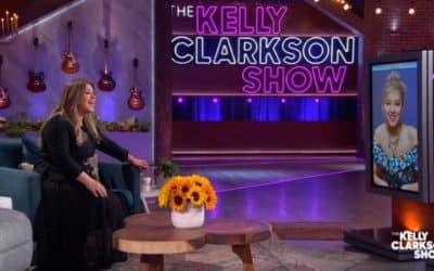 Rosé en el show de Kelly Clarkson