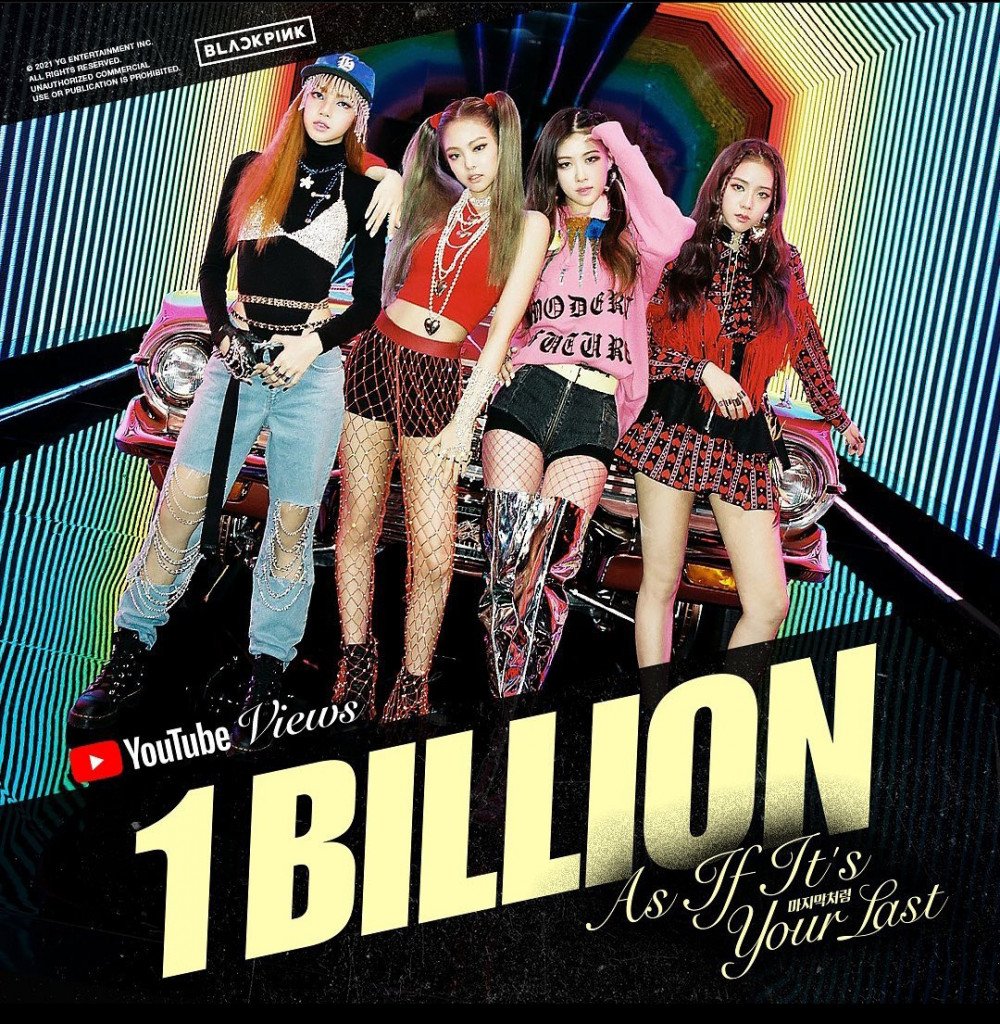 ¡BLACKPINK hace historia! Es el único grupo K-pop con 4 MVs  que alcanzan 1 Billón de reproducciones