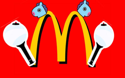 McDonald's saca su lado ARMY porque esta emocionado que BTS lo sigue en Twitter
