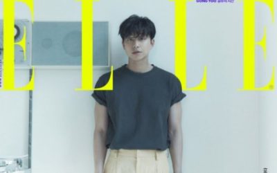 Gong Yoo en la portada de Elle Korea