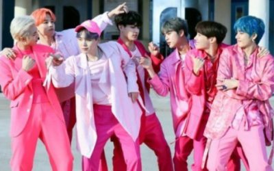 Escena del MV Boy With Luv de BTS