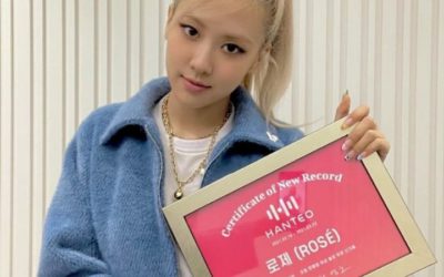 Rosé de Blackpink recibe certificado de Hanteo