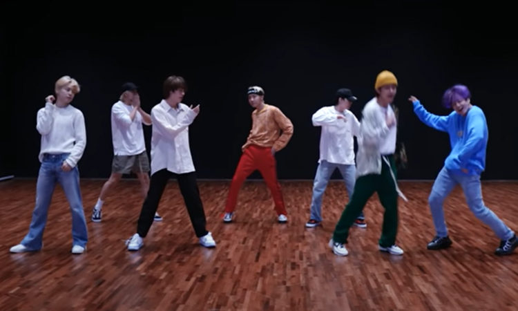 BTS se derrite como un Butter en el dance practice
