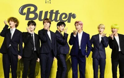 BTS en presentación de Butter a la prensa