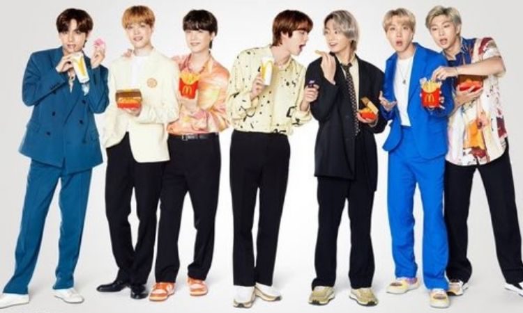 BTS para el lanzamiento del BTS Meal