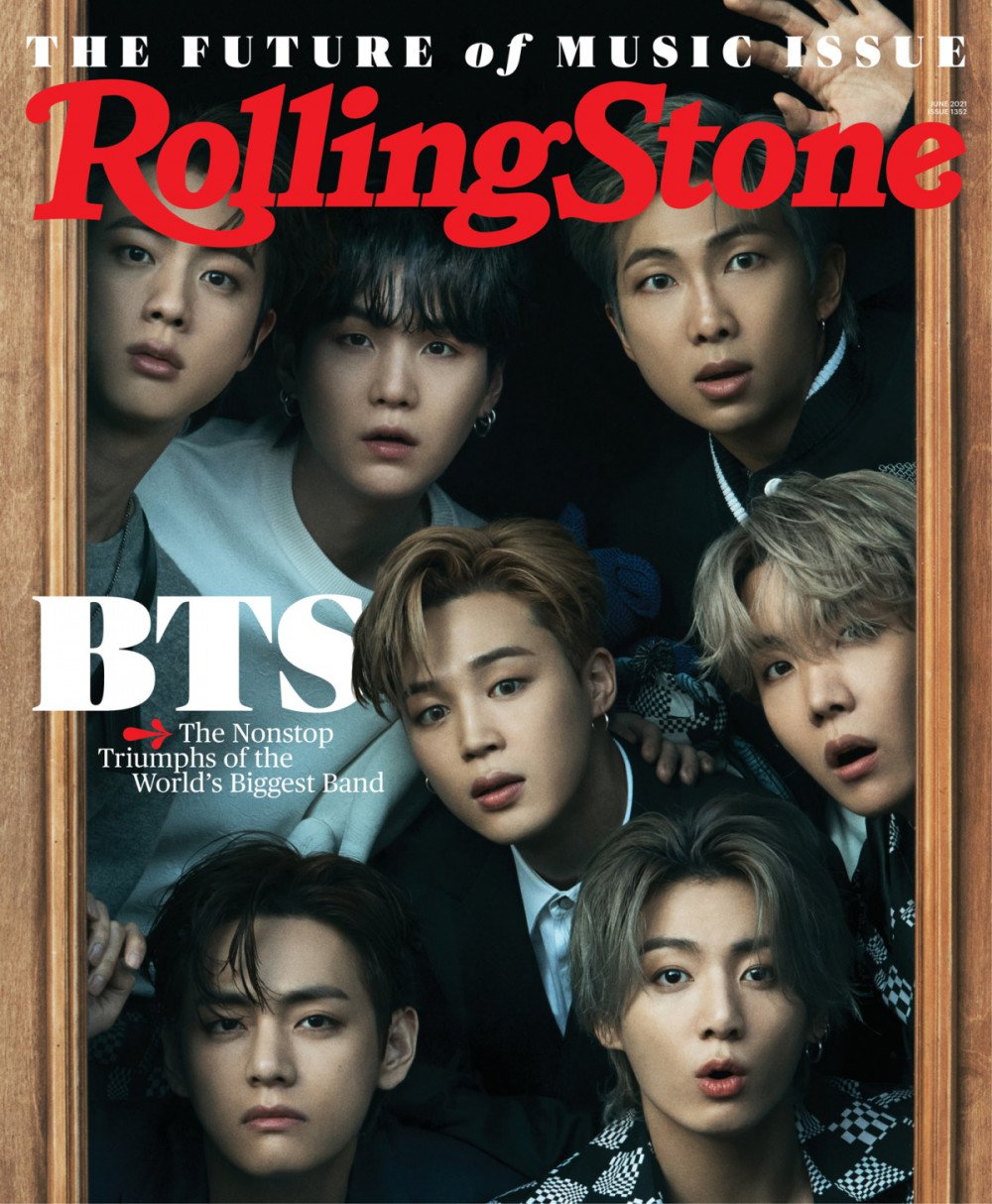 BTS adornará la portada de la revista 'Rolling Stone' para su edición de junio