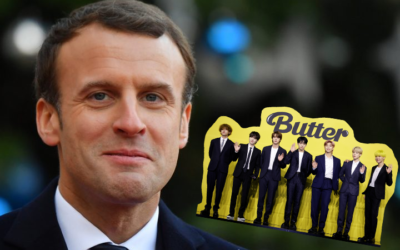 Emmanuel Macron, presidente de Francia retuitea un post sobre BTS