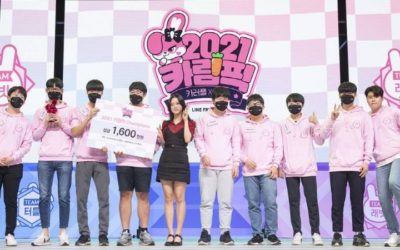 Jisoo entregó el premio al equipo ganador