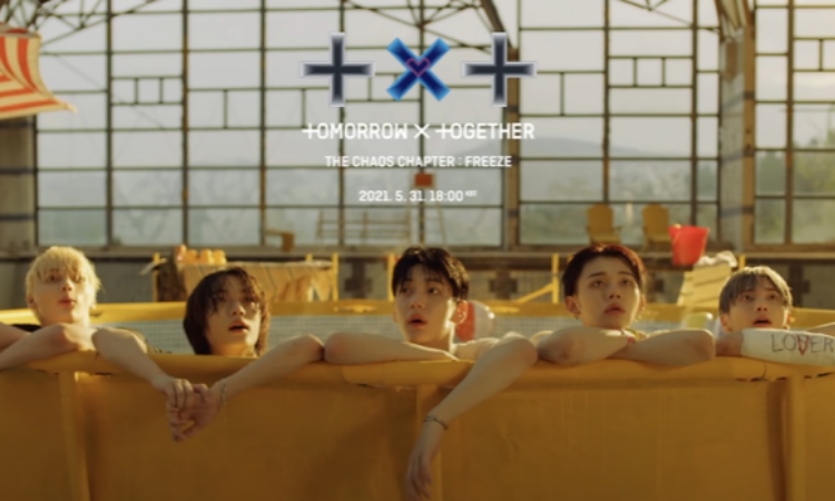 TXT juega en el agua en vídeo teaser para '0X1=LOVESONG (I Know I Love You) feat. Seori