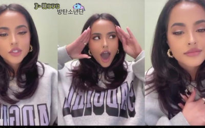 Becky G se siente honrada por RM y Jimin al cantar su verso en Chicken Noodle Soup