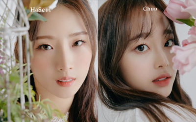 HaSeul y Chuu de LOONA continúan con su concepto de boda blanca para el mini álbum '&'